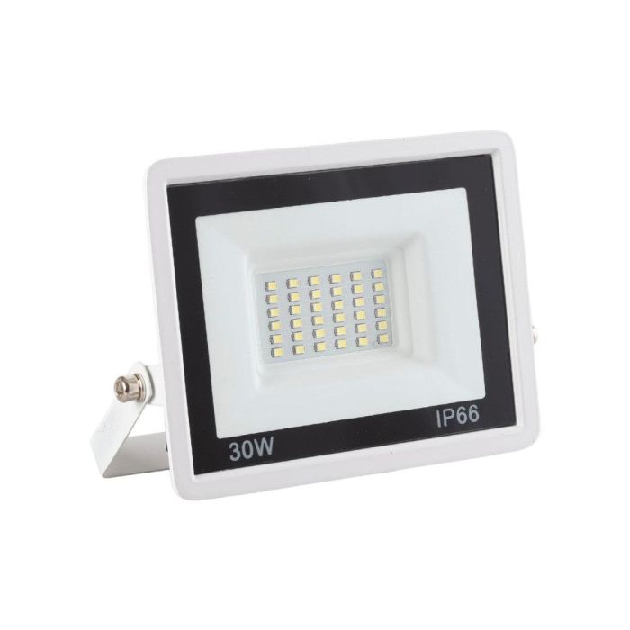 Foco Proyector LED 30W 2.400Lm 6000ºK IP66 Regulable 60,000H Acabado Blanco [LM-6004-W-CW]