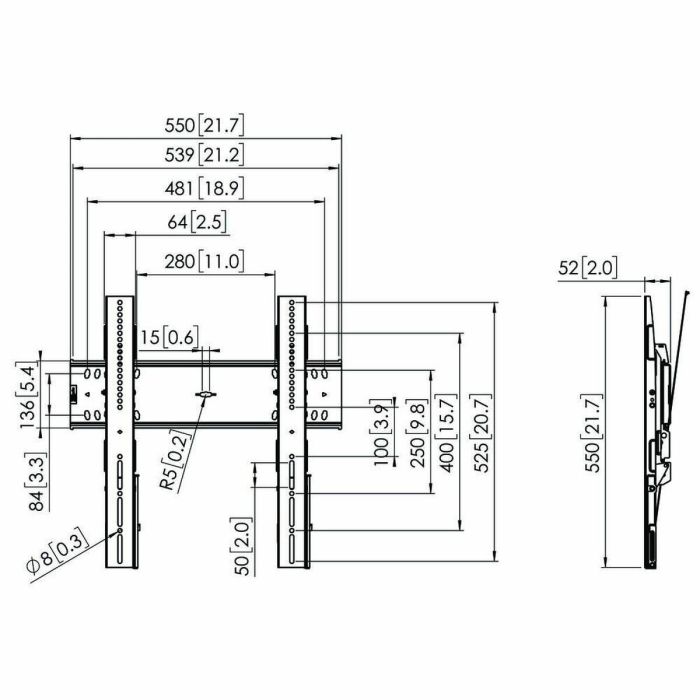 Soporte TV Vogel's 7364100 65" 43" 75 Kg 1 Soporte TV Vogel's 7364100 65" 43" 75 Kg 1