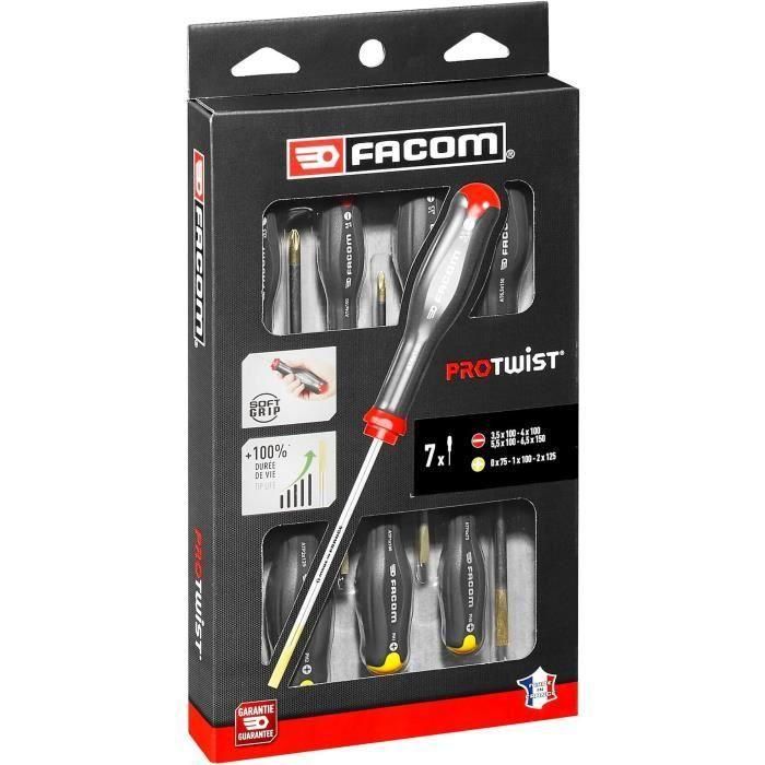 Facom AT.7PB Juego de 7 destornilladores PROTWIST 2 Facom AT.7PB Juego de 7 destornilladores PROTWIST 2