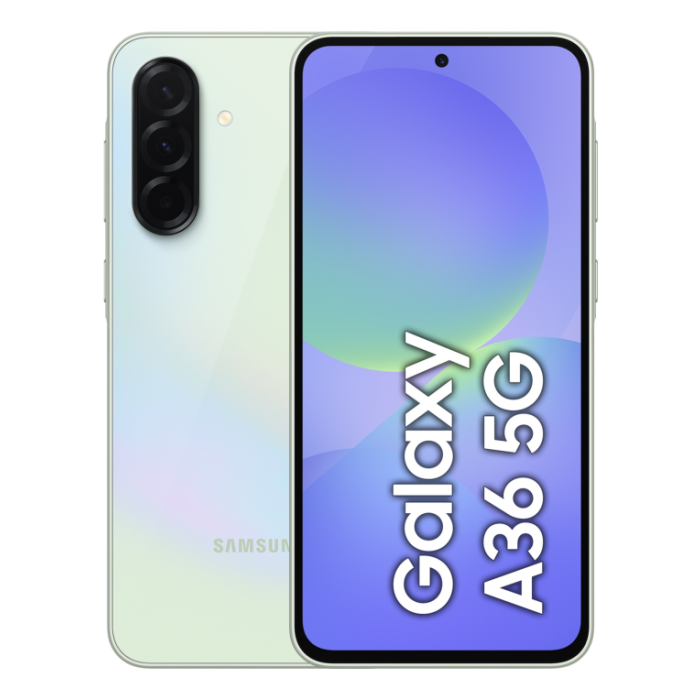 Smartphone Samsung Galaxy A36 8GB/ 256GB/ 6.7"/ 5G/ Verde Lima Smartphone Samsung Galaxy A36 8GB/ 256GB/ 6.7"/ 5G/ Verde Lima