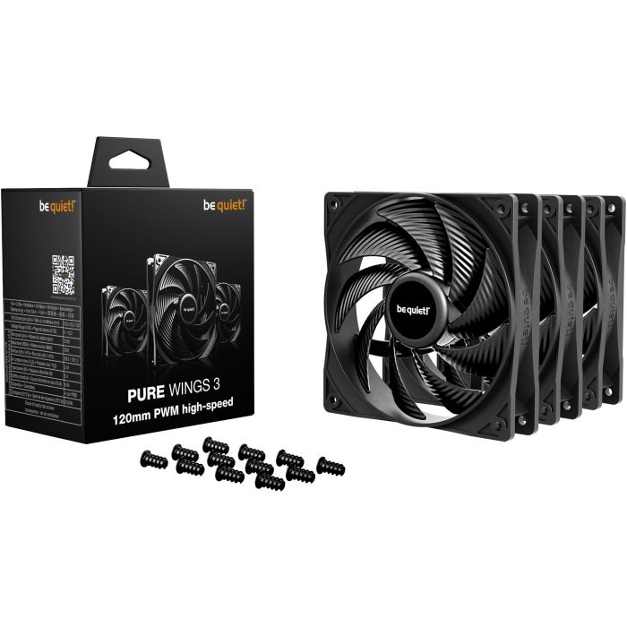 be quiet! Pure Wings 3 120mm PWM HS 3-Pack 2