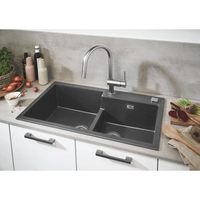 Fregadero de material compuesto - GROHE - K500 1