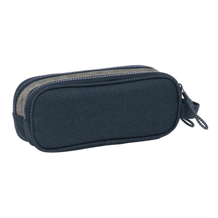 Portatodo Doble Kappa Dark navy Gris Azul marino 21 x 8 x 6 cm 1