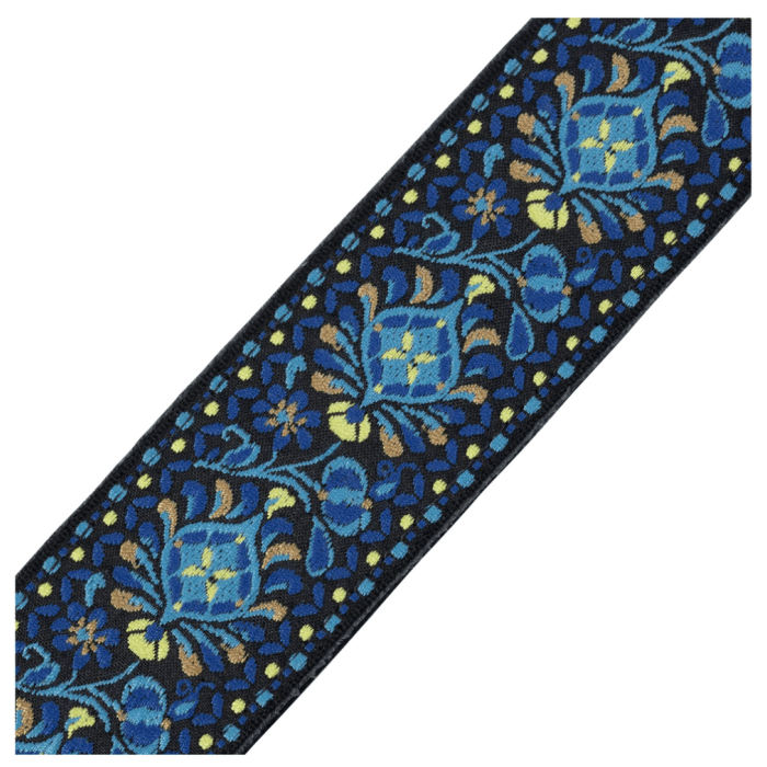 Correa Levy'S Vintage Hootenanny Series 2" Con Soporte Para Púas - Azul Levys 2