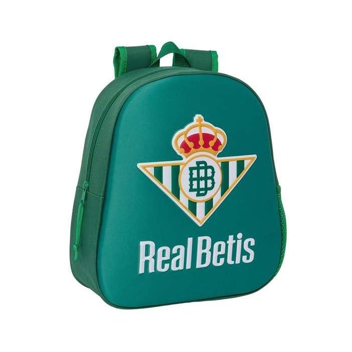 Safta Mochila 3D Real Betis Balompie 27x33x10cm 1 Safta Mochila 3D Real Betis Balompie 27x33x10cm 1
