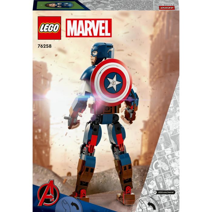 LEGO Capitán América Marvel Super Heroes Figura para Construir 310 Piezas 7 LEGO Capitán América Marvel Super Heroes Figura para Construir 310 Piezas 7
