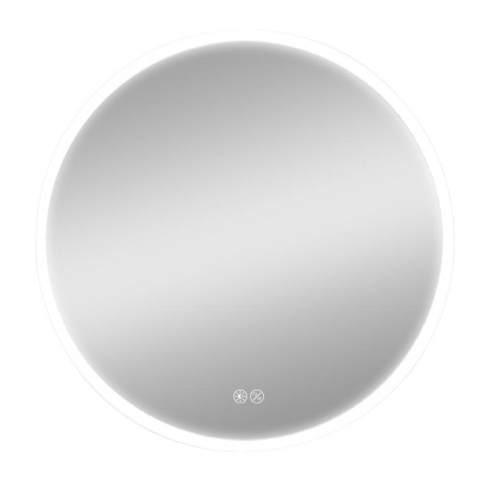 Espejo de pared EDM 32436 20 W Ø 60 cm Transparente Aluminio Redondo Luz LED 0 Espejo de pared EDM 32436 20 W Ø 60 cm Transparente Aluminio Redondo Luz LED 0