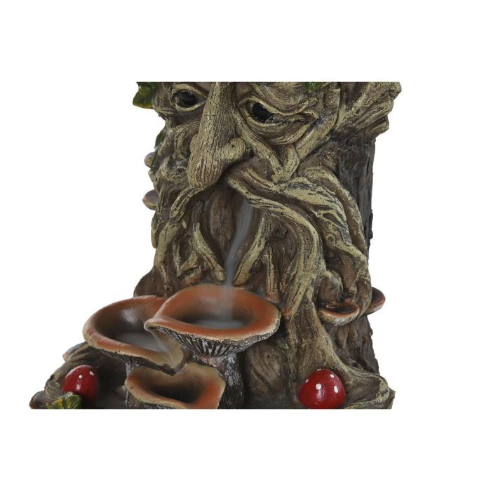 Soporte Incienso Indio DKD Home Decor Marron 13 x 17 x 12 cm (2 Unidades) 3