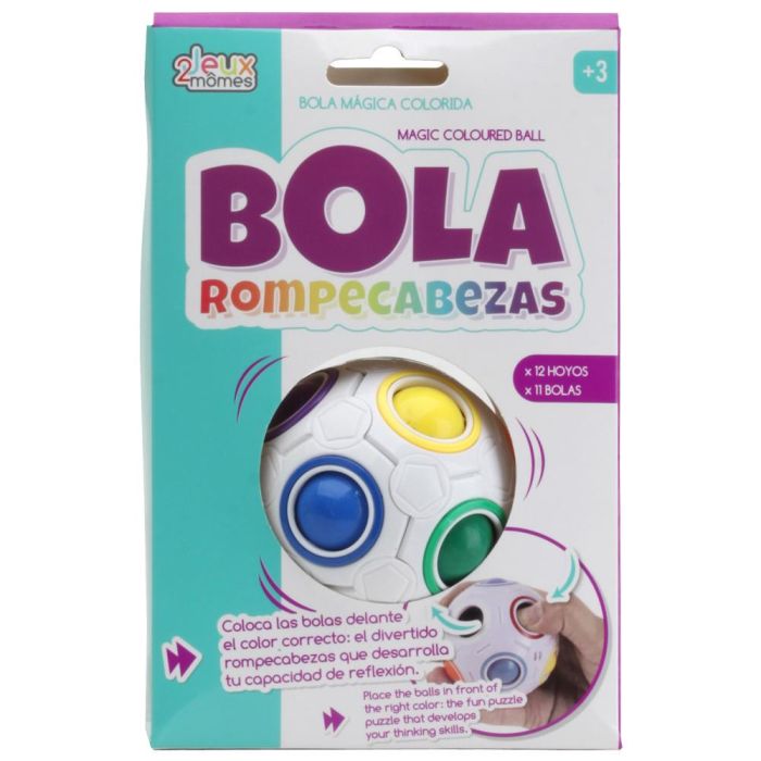 Jeux 2 momes Bola Mágica Rompecabezas Colección Seche Pleure 12 Agujeros 11 Bolas Puzzle Colores Diámetro 7 cm 1
