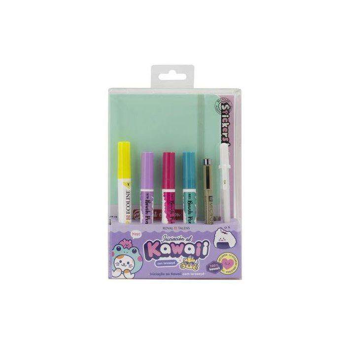 Set Talens Iniciacion Dibujo Kawaii