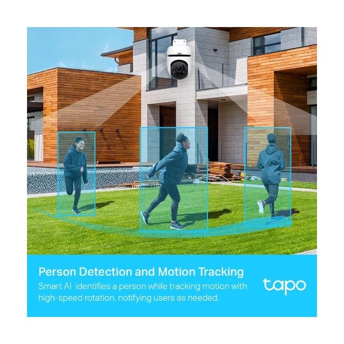 TP-Link Cámara de Videovigilancia Tapo C500, Visión Nocturna, Panorámica 360º, Detección IA de Movimiento, Resolución 1080p Full HD, Control desde APP 2