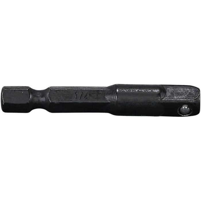 Makita D-74740 Adaptador de enchufe 50mm 1/4" para herramientas, negro