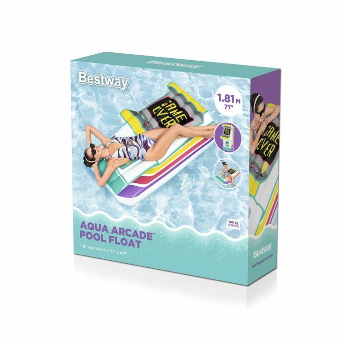 Bestway Colchoneta Hinchable Maquina Arcade 181x112 cm Playa y Piscina 43851 20