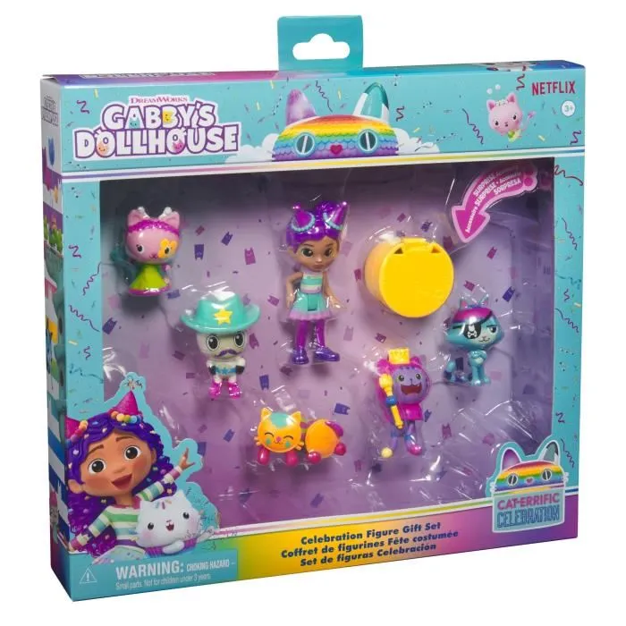 Spin Master Set Figuras Celebración La Casa De Gabby 6069603 con Gabby y Pandy Patas para Niños +3 Años 3 Spin Master Set Figuras Celebración La Casa De Gabby 6069603 con Gabby y Pandy Patas para Niños +3 Años 3