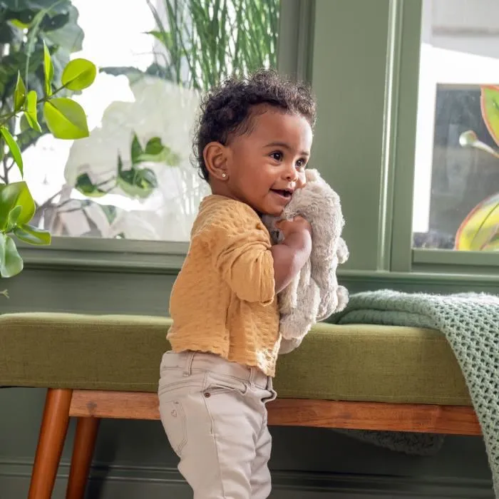 Ingenuity Luz de Noche para Bebé Conejito Sylvie de Peluche ING0074451173088, Musical, Luminosa, Responde al Llanto, Ruido Blanco, Clip para Chupete 5