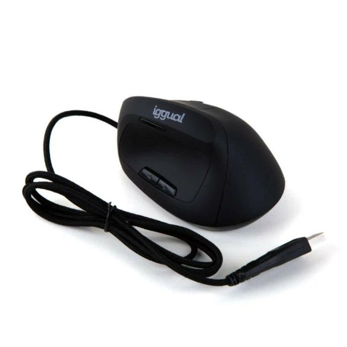Ratón Ergonómico Óptico iggual IGG318386 2 Ratón Ergonómico Óptico iggual IGG318386 2