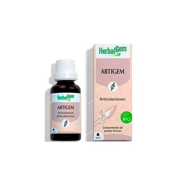 HERBALGEM Gc02 Yemocomplejo Artigem Bio para Articulaciones 30 ml – Yemas frescas de Grosellero, Pino, Vid Roja y Abedul