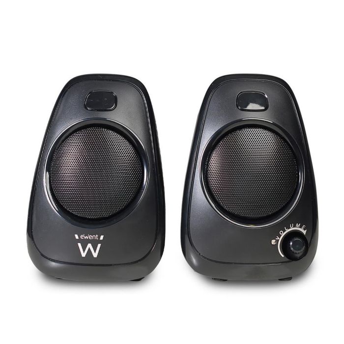 Ewent Altavoces 2.0 Ew3527 Negro 6W RMS, USB, Jack 3.5mm, Control de Volumen 0 Ewent Altavoces 2.0 Ew3527 Negro 6W RMS, USB, Jack 3.5mm, Control de Volumen 0