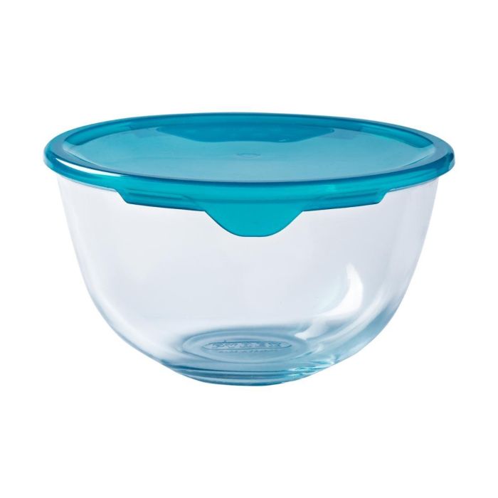 Bol Mezclas Boro con Tapa Cook&Enjoy Pyrex 22x22x11,5 cm-21 cm-2 L