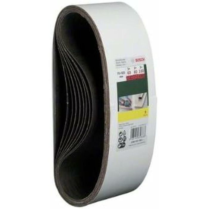 Bosch PBS 75 A Lijadora de banda 710W, Superficie de lijado 76x165 mm, Correa 75x533 mm, Velocidad 350 m/min 2