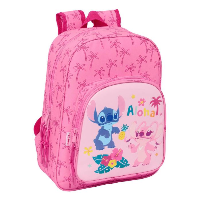 Mochila Escolar Lilo & Stitch Chill Rosa Menta 26 x 34 x 11 cm 0 Mochila Escolar Lilo & Stitch Chill Rosa Menta 26 x 34 x 11 cm 0