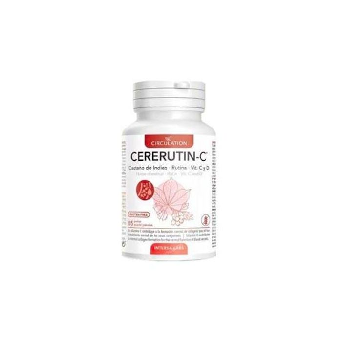 INTERSA Cererutin-C 85 Perlas, Suplemento Circulación y Piernas Cansadas con Vitamina C y Castaño de Indias