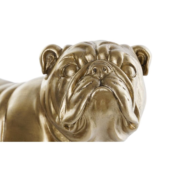 DKD Home Decor Figura Bulldog Dorado Resina 17 x 23 x 38 cm (2 Unidades) 1 DKD Home Decor Figura Bulldog Dorado Resina 17 x 23 x 38 cm (2 Unidades) 1