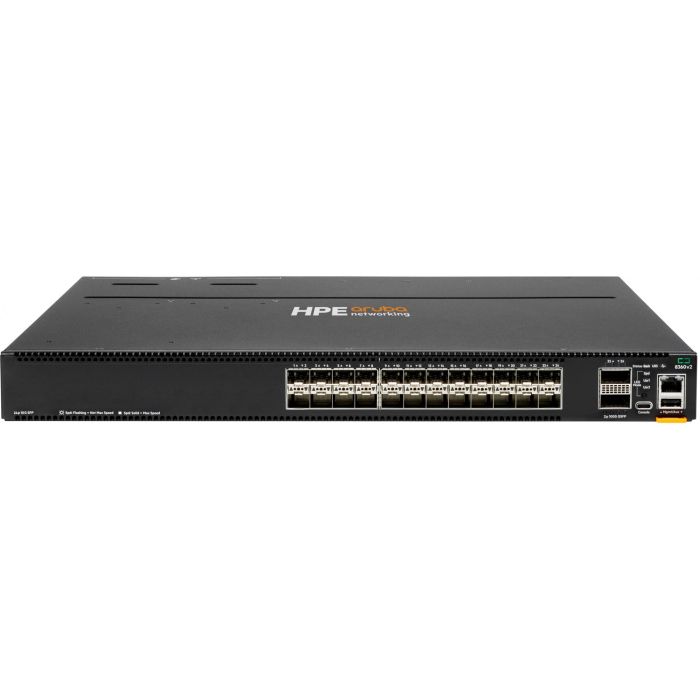 HPE Aruba Networking 8360-24XF2C V2 Switch CX L3 Gestionado 24p 10G SFP+ 2p 100G QSFP28 Montaje en Rack 3 Ventiladores