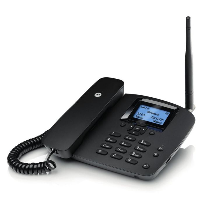 Motorola Fw200 L Teléfono Inalámbrico con SIM, Pantalla LCD 128x64, Negro 1 Motorola Fw200 L Teléfono Inalámbrico con SIM, Pantalla LCD 128x64, Negro 1