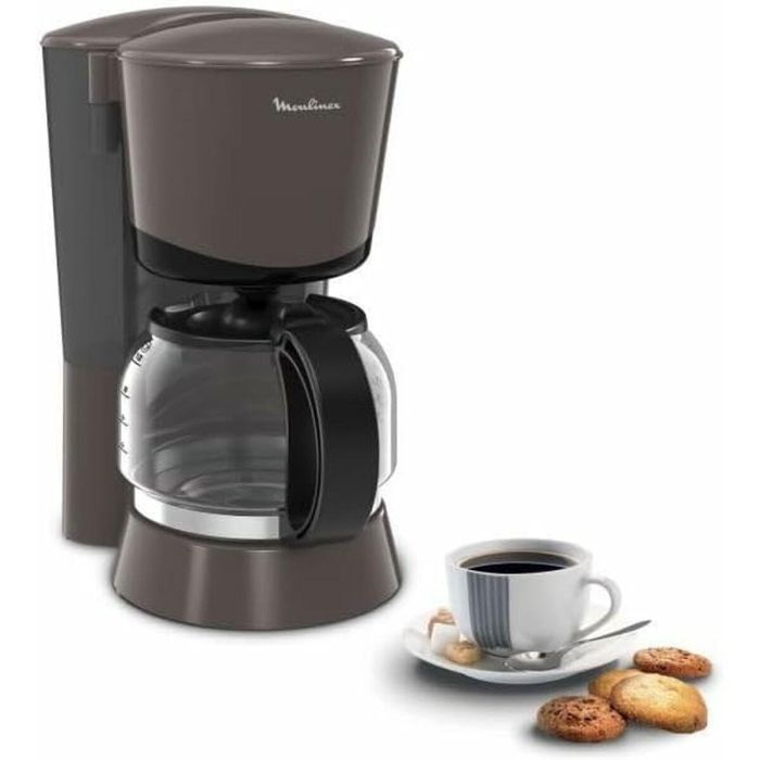 Moulinex Cafetera de filtro 1,25 L, 15 tazas, Depósito transparente, Antigoteo, Mantiene caliente, Apagado automático, Rio FG170910 Moulinex Cafetera de filtro 1,25 L, 15 tazas, Depósito transparente, Antigoteo, Mantiene caliente, Apagado automático, Rio FG170910