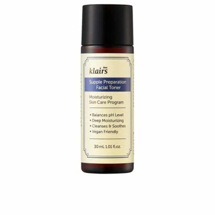 Klairs SUPPLE PREPARATION Tónico Facial, Delicado e Hidratante Profundo, Revitaliza Piel Fatigada y Prepara Rostro para Cuidado 30 ml 0 Klairs SUPPLE PREPARATION Tónico Facial, Delicado e Hidratante Profundo, Revitaliza Piel Fatigada y Prepara Rostro para Cuidado 30 ml 0