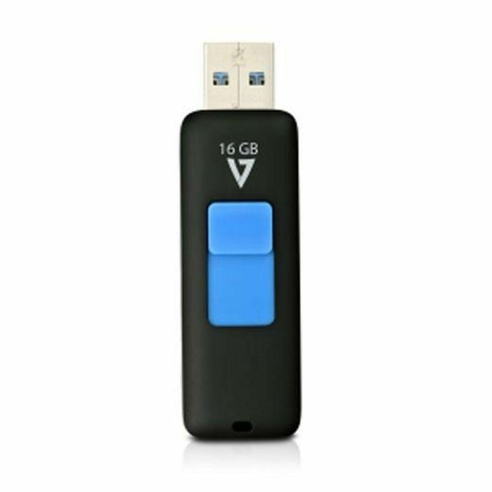 Tarjeta de Memoria Micro SD con Adaptador V7 VF316GAR-BLK-3N Negro 16 GB
