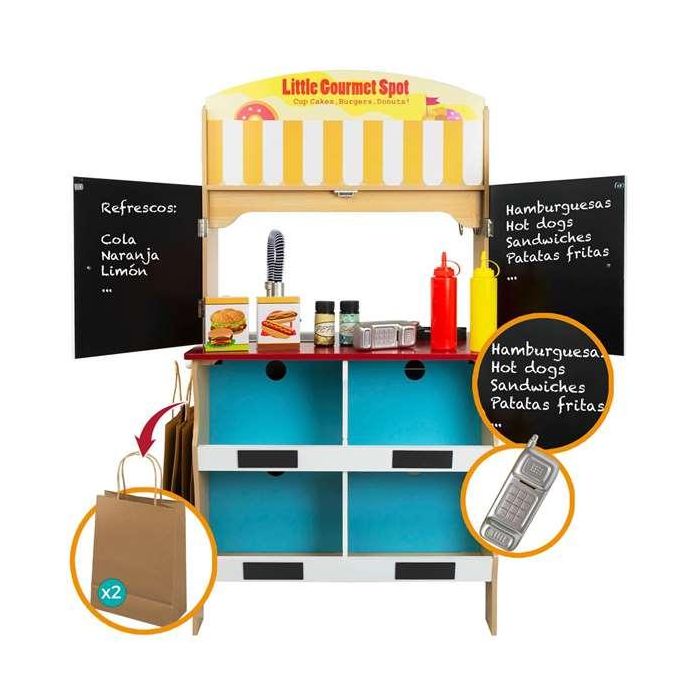 Cocina heladería de madera woomax 60x40x109 cm 14 Cocina heladería de madera woomax 60x40x109 cm 14