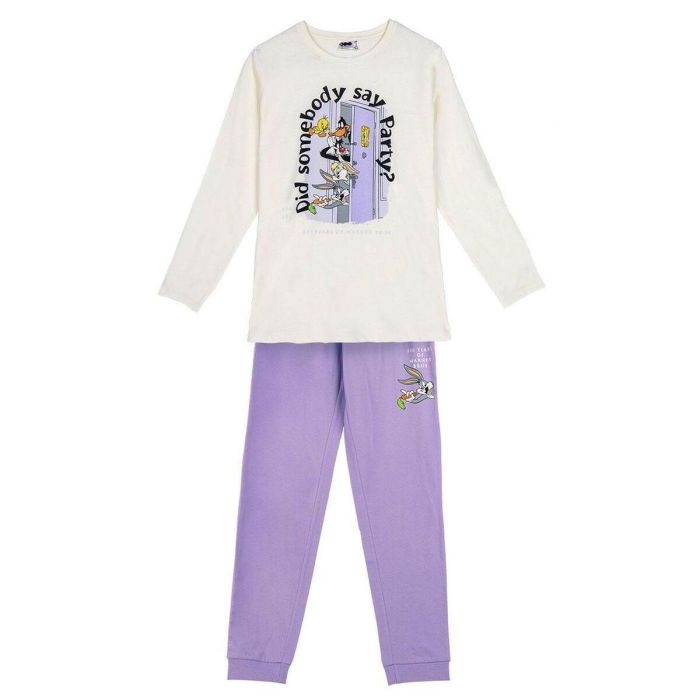 Pijama Warner Bros Lila Beige 0 Pijama Warner Bros Lila Beige 0