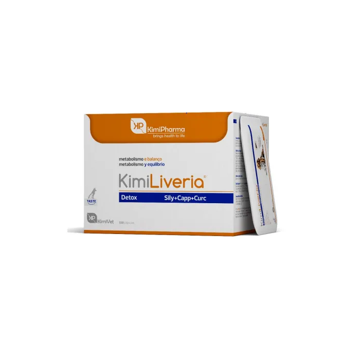 Kimipharma Kimiliveria 320 Cápsulas Suplemento para Función Hepática Saludable en Perros y Gatos Kimipharma Kimiliveria 320 Cápsulas Suplemento para Función Hepática Saludable en Perros y Gatos