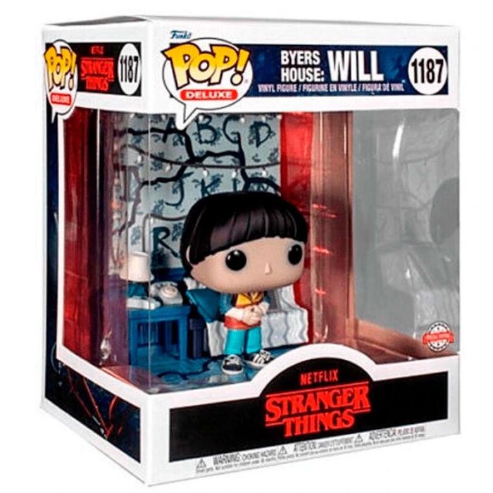Funko Figura POP Deluxe Stranger Things Will Exclusive Vinilo en Caja Regalo con Ventana