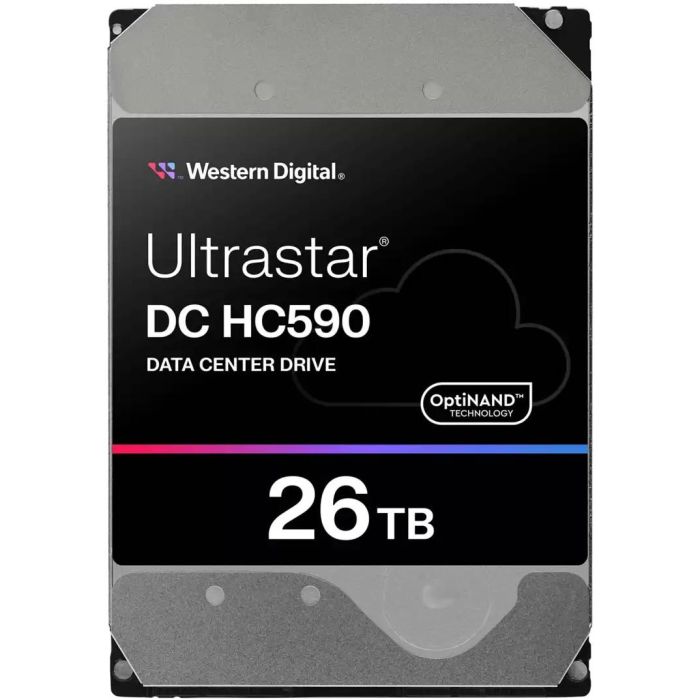 Western Digital Ultrastar DC HC590 Disco Duro Interno 26TB 7200 RPM 3.5" SATA para Servidor 1 Western Digital Ultrastar DC HC590 Disco Duro Interno 26TB 7200 RPM 3.5" SATA para Servidor 1
