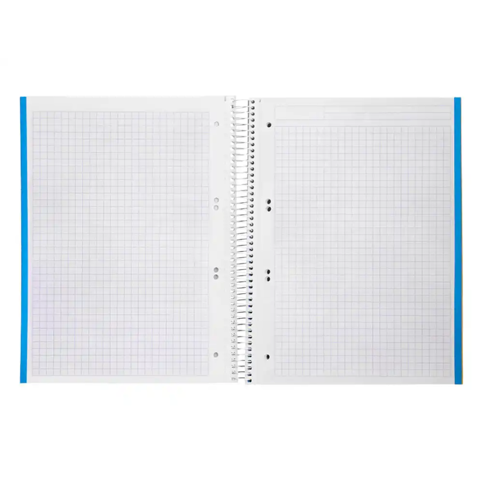 Liderpapel Cuaderno Espiral A5 Micro Jolly Tapa Forrada 140 Hojas 75gr Cuadro 5mm Colores Surtidos 6