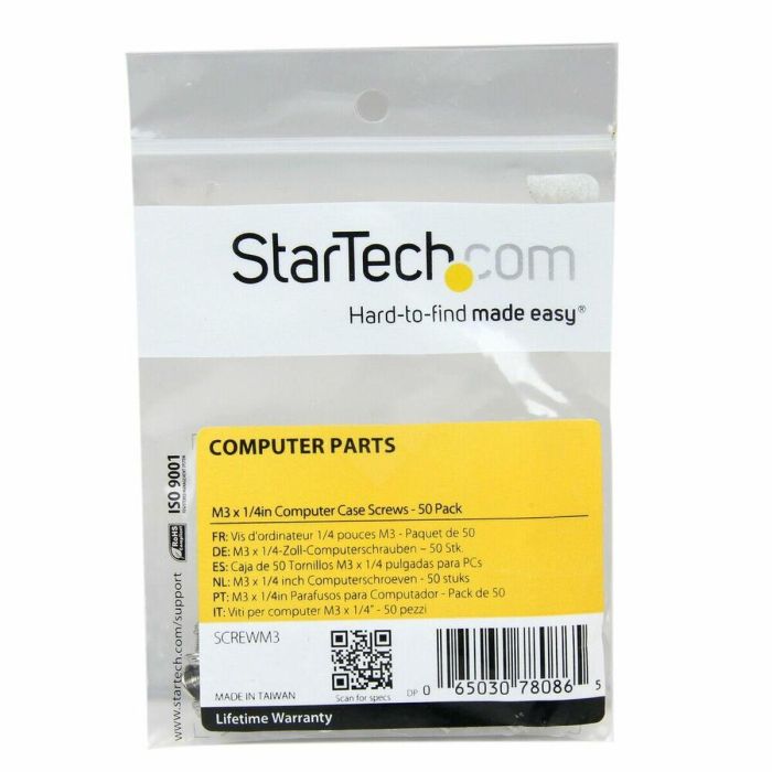 Kit de tornillos Startech SCREWM3 1 Kit de tornillos Startech SCREWM3 1