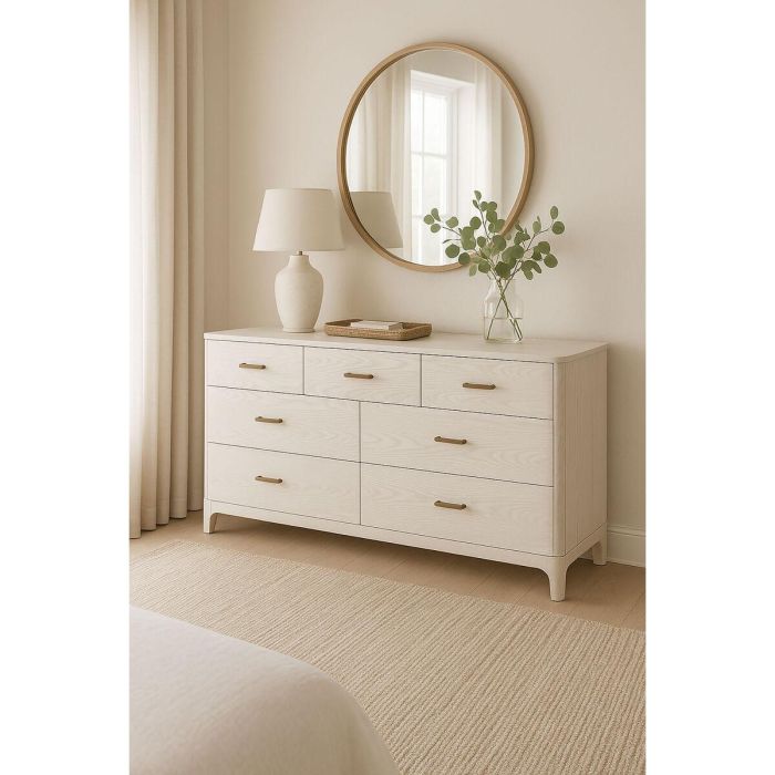 Comoda Tradicional DKD Home Decor Gris Claro 48.3 x 92.5 x 165 cm 8