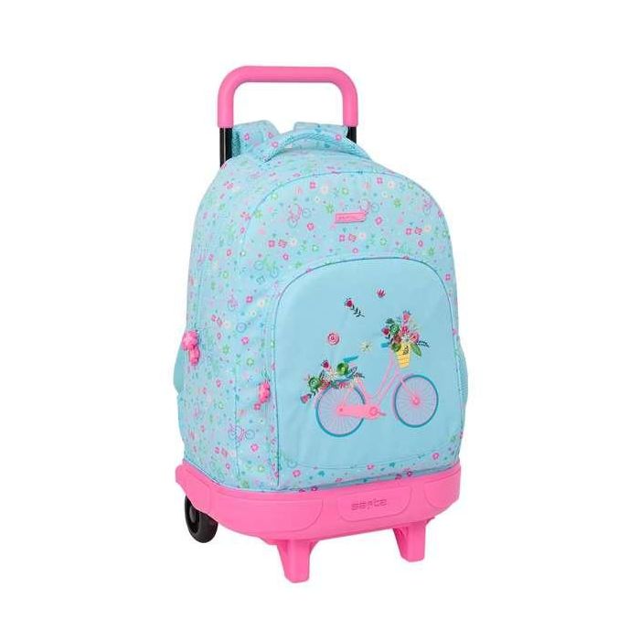 Mochila Escolar con Ruedas Safta Bicicleta Azul 33 x 45 x 22 cm Bicicleta Mochila Escolar con Ruedas Safta Bicicleta Azul 33 x 45 x 22 cm Bicicleta