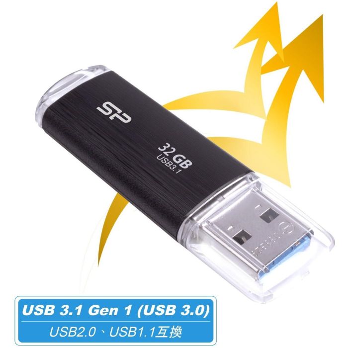 Memoria USB Silicon Power Blaze B02 Negro 32 GB 7