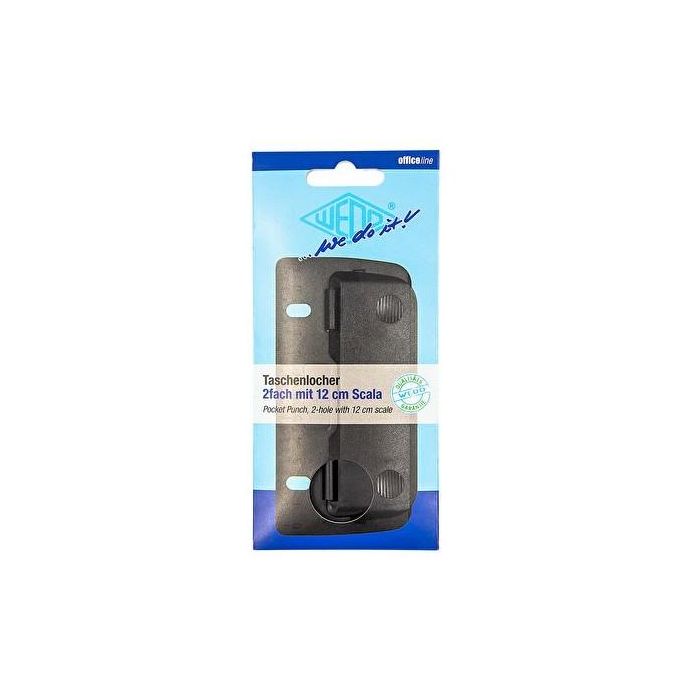 WEDO Taschenlocher Business 2fach schwarz in SB-Karton 1 WEDO Taschenlocher Business 2fach schwarz in SB-Karton 1