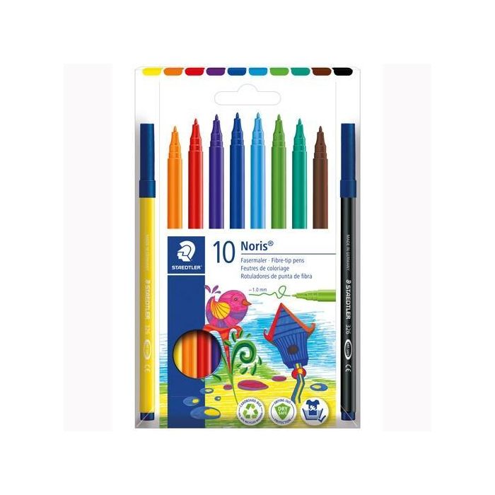 Staedtler Rotuladores Noris 326 C-Surtidos Estuche 10 Ud Staedtler Rotuladores Noris 326 C-Surtidos Estuche 10 Ud