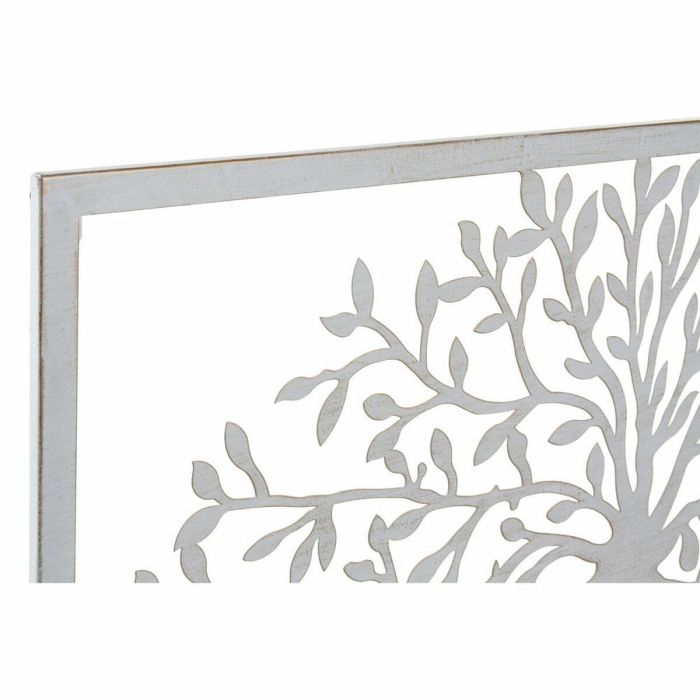 Decoracion Pared Cottage DKD Home Decor Blanco 1 x 49 x 84.5 cm (2 Unidades) 2