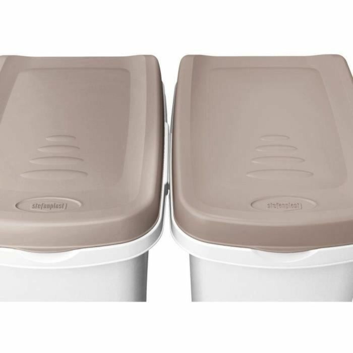 Kerbl STE8003507984011 Contenedor de Almacenamiento para Alimento de Mascotas, 15 Litros, Marrón y Blanco 1 Kerbl STE8003507984011 Contenedor de Almacenamiento para Alimento de Mascotas, 15 Litros, Marrón y Blanco 1