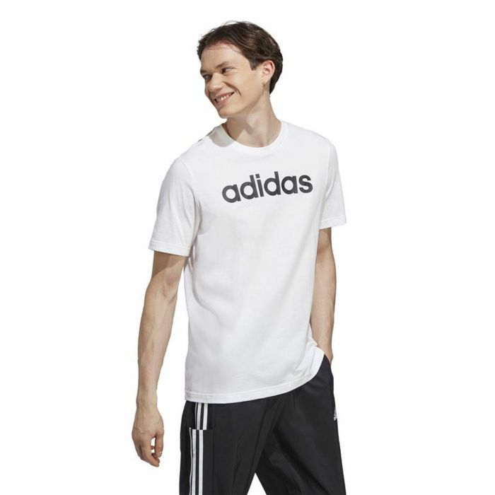 Camiseta de Manga Corta Hombre Adidas Essentials Linear Logo XL 3