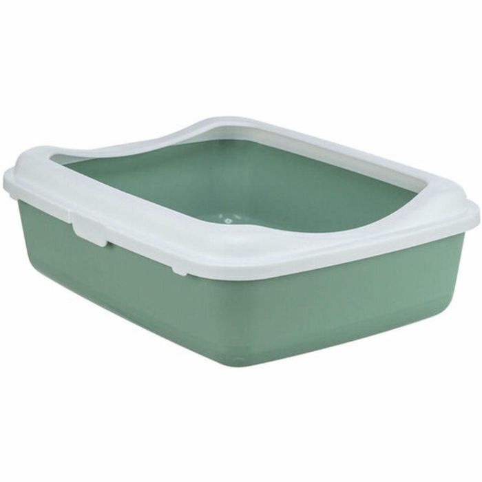Arenero para Gatos Trixie Classic Blanco Verde Plástico 37 × 15 × 48 cm 3 Arenero para Gatos Trixie Classic Blanco Verde Plástico 37 × 15 × 48 cm 3