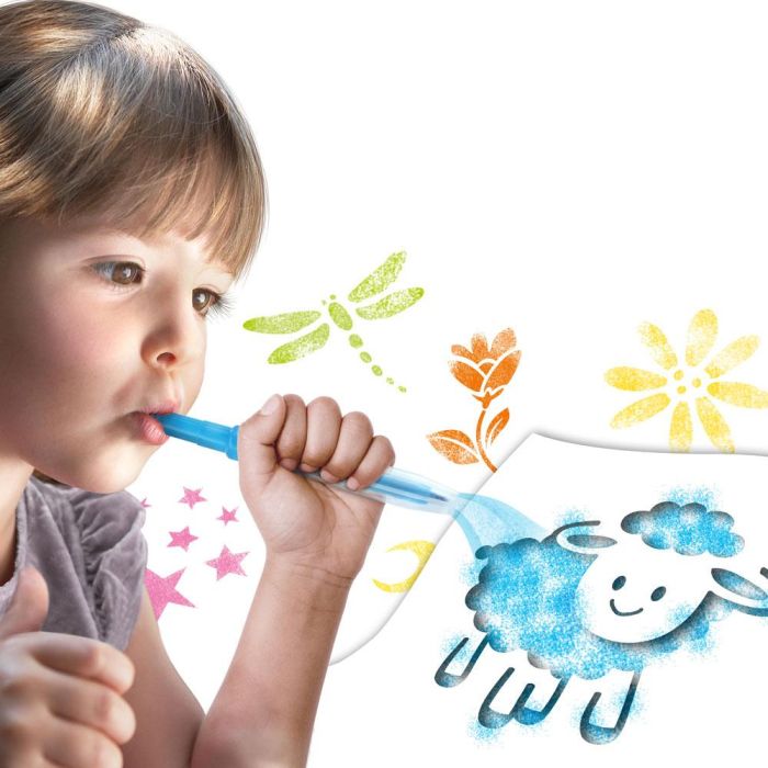 Jeux 2 momes Juego De 5 Aerógrafos Con 2 Plantillas 4