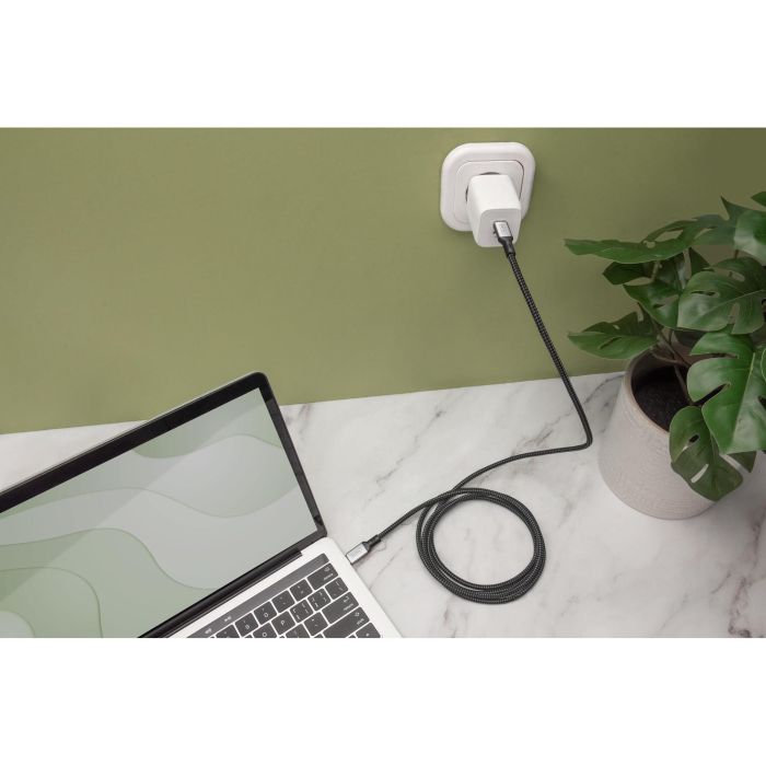 DIGITUS Anschlusskabel USB4.0/C -> C 20Gbit/s 3m schwarz 2